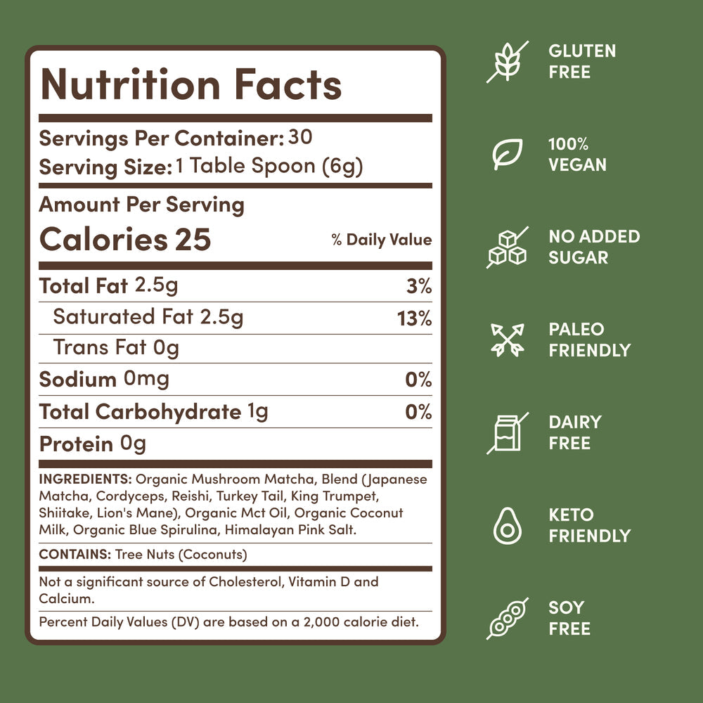 RYZE Mushroom Matcha 30 Servings