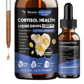 Cortisol Supplement Liquid Drops Hormone Balance for Women Men with Magnesium Complex,Ashwagandha,Rhodiola Rosea,L Theanine,Phosphatidylserine Supplements Mood, Focus, Sleep Support 2 FL.OZ